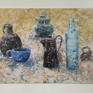 Coffee Pot Still Life by Sylvia Esplin