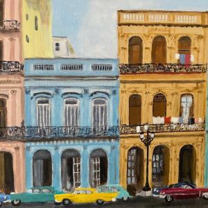 Havana Street Scene by Norman Thorp